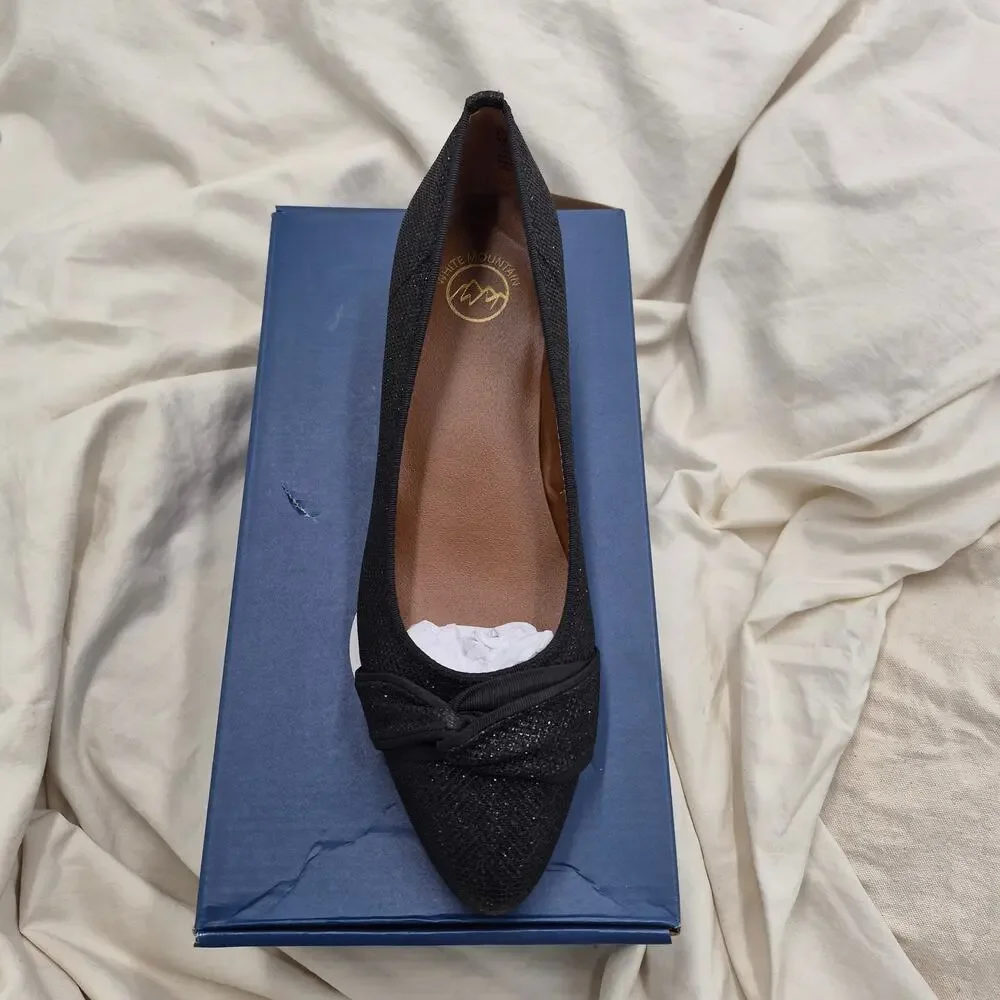 NEW White Mountain Bordeaux Pumps black women size 9 M - Picture 6 of 7